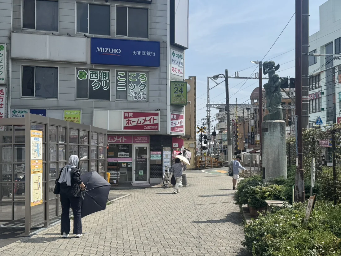 阪急庄内駅東口を出てそのまま直進